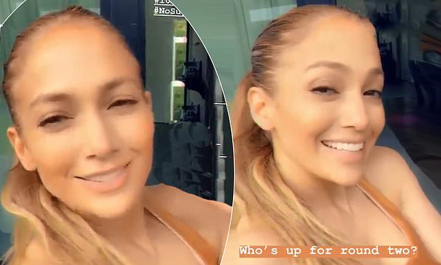 Jennifer Lopez reveals she's finished her 10 day no sugar, no carbs diet |  Daily Mail Online